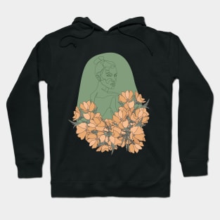 Female Line Art Hoodie